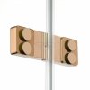 NEW TRENDY Drzwi wnękowe EVENTA COPPER SHINE PLUS 1D L 170x200 szkło czyste 8mm Active Shield 2.0 EXK-6368